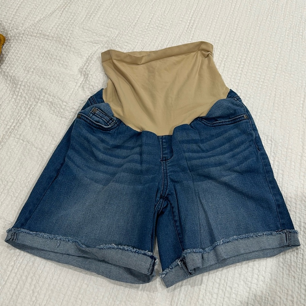 Indigo Blue maternity shorts